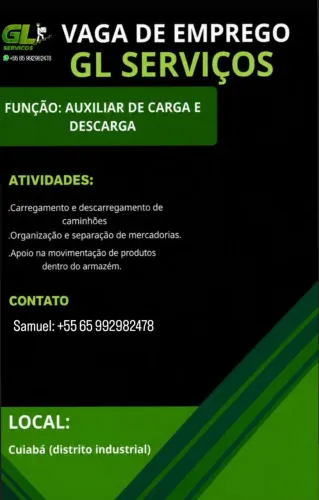 Vagas na empresa GT TRANSPORTES