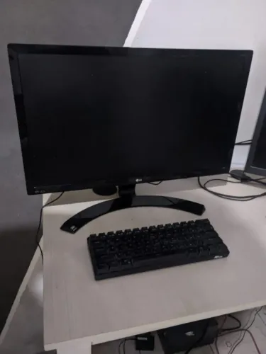 Monitor LG 21.5" Full HD IPS + Fonte e Cabo HDMI