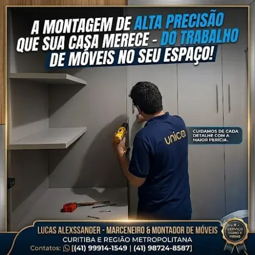 Montador de móveis e marceneiro