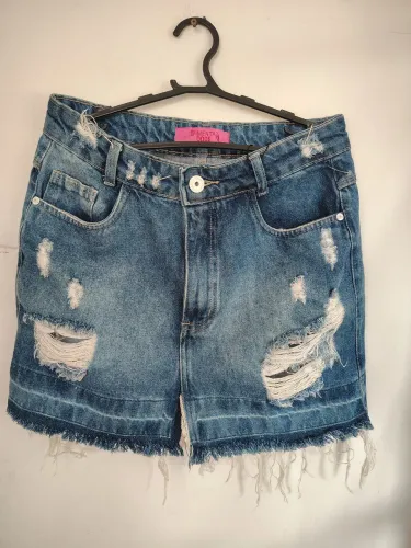 Saia jeans desapego