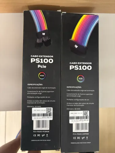 Kit cabos extensor RGB Pichau 