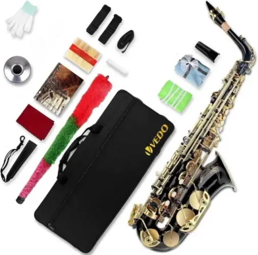 Sax Alto Mi Bemol Vedo Black - Mesma Digitação do Yamaha ((( Novo )))