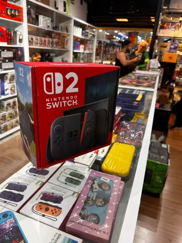 VENDO OU TROCO SWITCH 2 LACRADO NA COR BLACK 256GB COMPLETO EM PERFEITO ESTADO COMPLETO