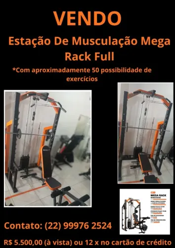 Estação de musculação 5500 Reais