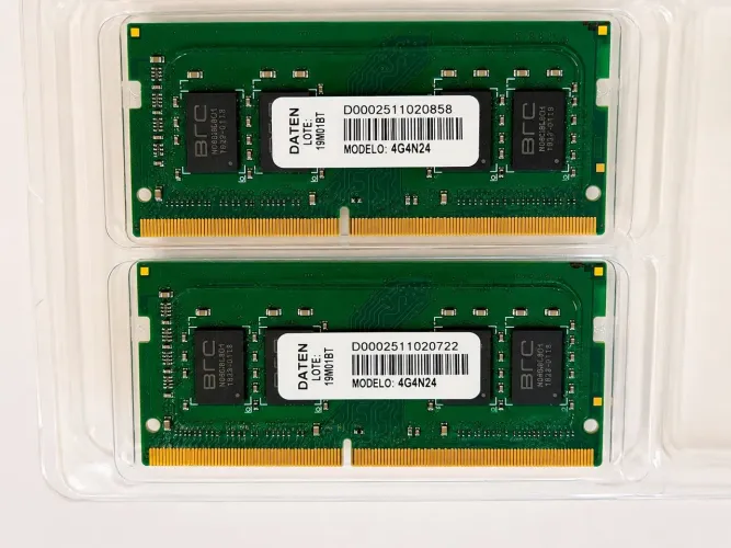 Memória RAM 8GB (2x4GB) DDR4 2400MHz SO-DIMM Daten
