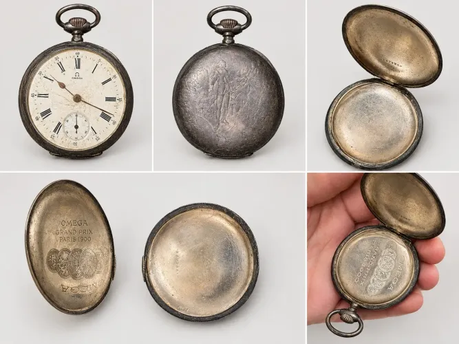 Relógio de bolso Ômega 1900 Grand Prix