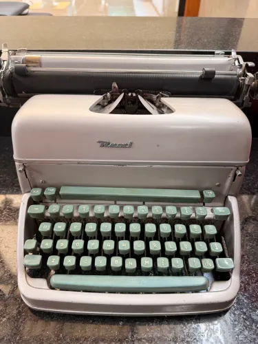 Máquina de escrever Remington.