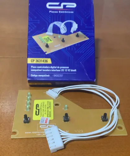 PLACA DE INTERFACE 64502207 LAVADORA LTE 12 ELETROLUX CP 3631436 BIVOLT