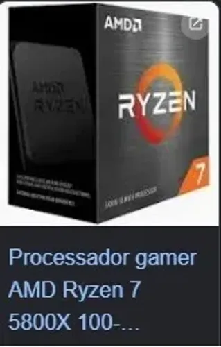 Processador Ryzen 7 5800x