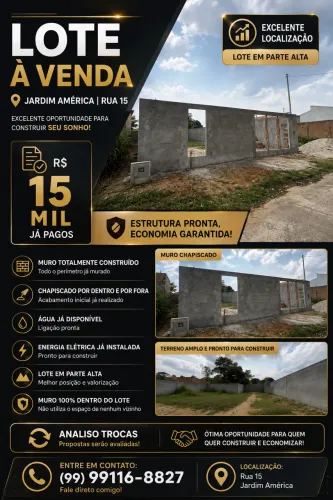 VENDO LOTE EM XINGUARA