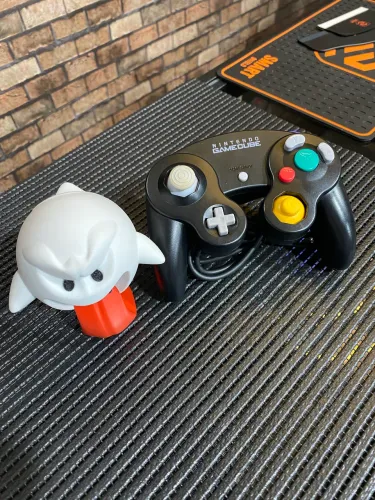 Controle Original Nintendo GameCube Preto (Excelente Estado)