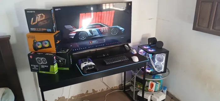 SETUP COMPLETO ( SEM A TV) TROCO POR IPHONE 16 PRA CIMA