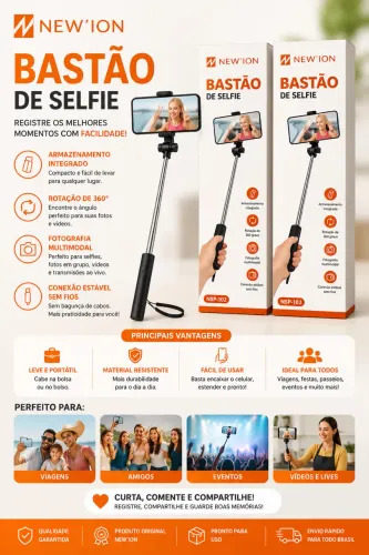 Bastão de Selfie