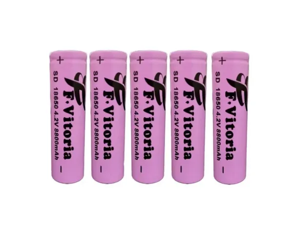 15 Célula Bateria FVitoria 18650 8800mAh 4.2V Lanterna Lâmpada Microfone