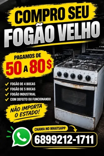 Compras de fogao 