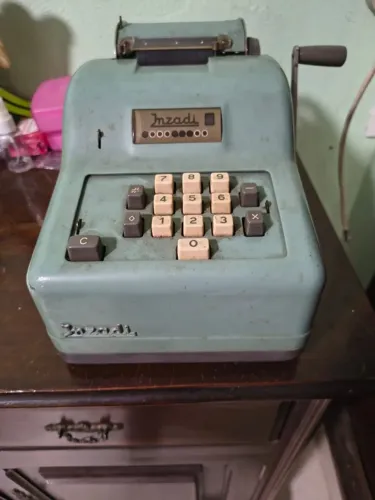 Antiga Maquina De Somar G. Inzadi Anos 60 Funcionando