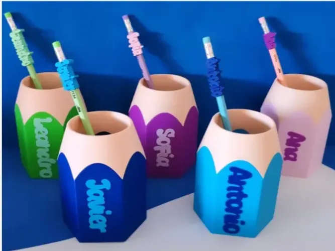 Porta Lápis - Personalizado com Nome