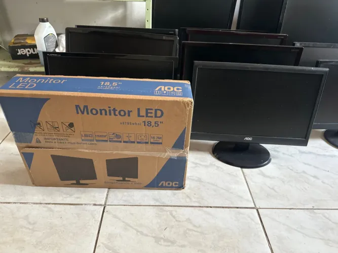 Monitor 19 com hdmi novo garantia loja elite computadores