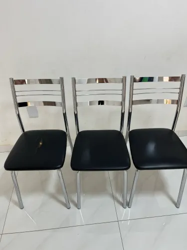 Cadeiras inox Tramontina 