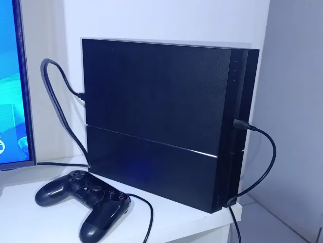 Console PlayStation 4 Fat Desb.lokea-do Completo Testado