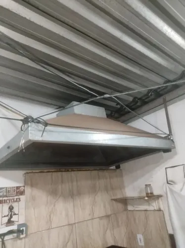 Coifa com exaustor reverso 