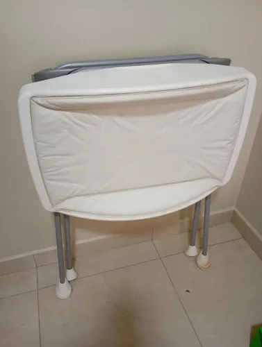  Banheira Trocador 2 em 1 Dobrável - Conforto para o Bebê e Adeus Dor nas Costas!