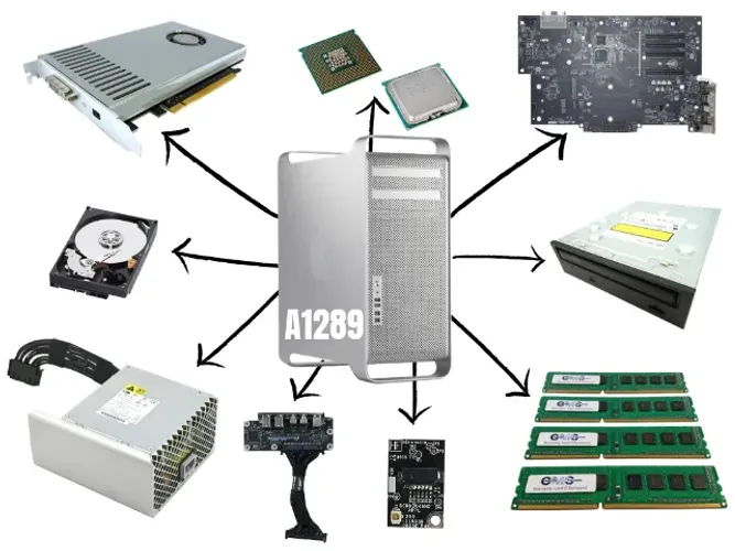 Peças Mac Pro A1289 e A1186 Apple