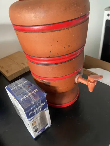 Filtro de barro 2 L + 2 velas