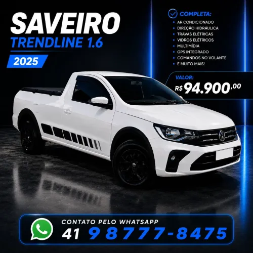 Volkswagen Saveiro Trendline 1.6 Total Flex 16V 2025