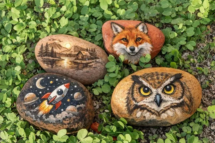 Pedras para pintura artística