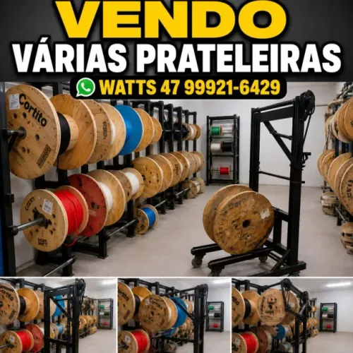 Vendo Cavalete para 54 Bobinas de Fios e Cabos