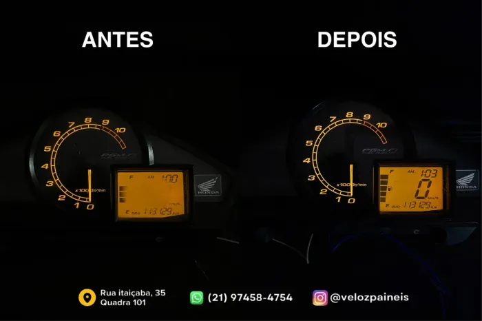 Painel de Moto | CB Twister 250, CB 300, Fazer 250 e Lander 250
