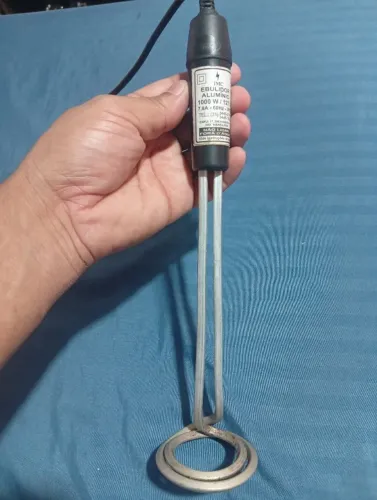 Ebulidor de alumínio 1000 watts/127volts esquenta líquidos rapidamente