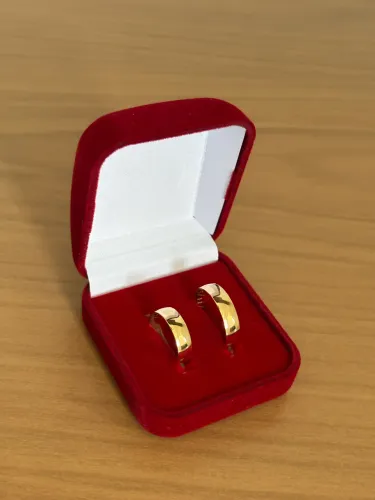 Alianças em ouro 18k - SOB ENCOMENDA 