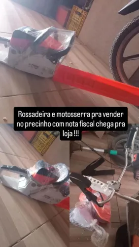 Motosserra e rossadeira