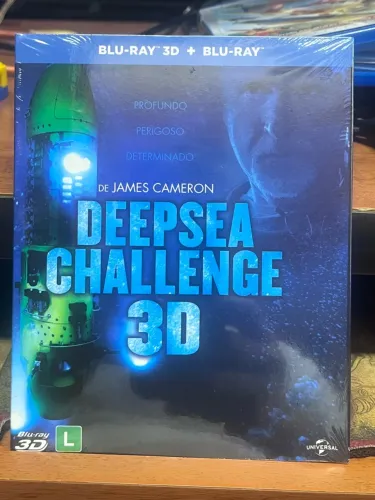 Blu-ray Deepsea Challenge 3D + Blu-ray - James Cameron - Lacrado Original