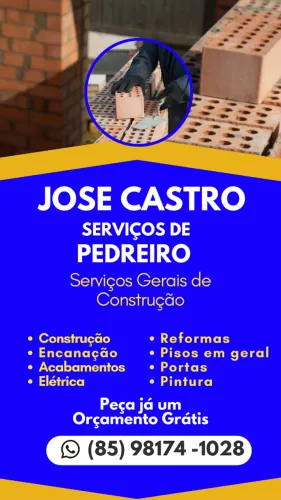 serviço de pedreiro, pintor, eltricista, encanador, marceneiro