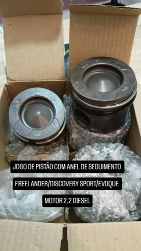 Jogo de pistão e anel 0.50 Freelander Evoque Discovery Sport 2.2 Diesel