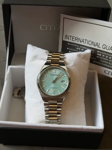 Relógio Citizen Tsuyosa 37mm Tiffany