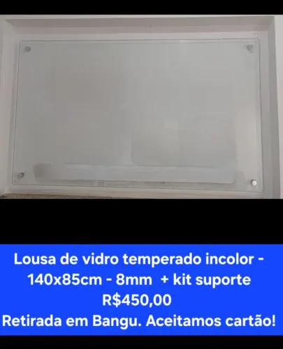 Placa de vidro