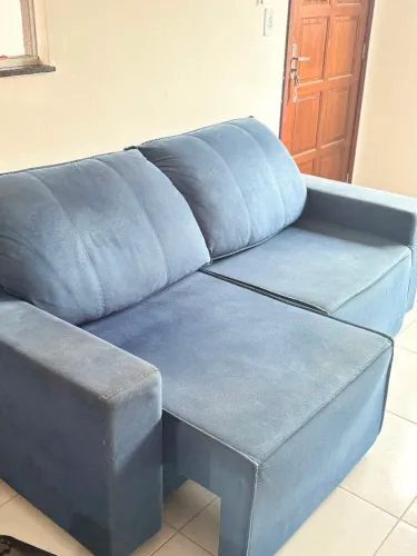 sofá retrátil 3 lugares
