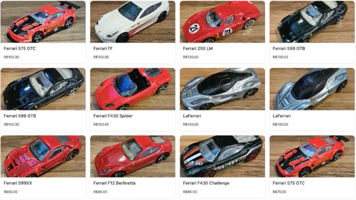 Hot Wheels Ferraris Loose - valores nas imagens