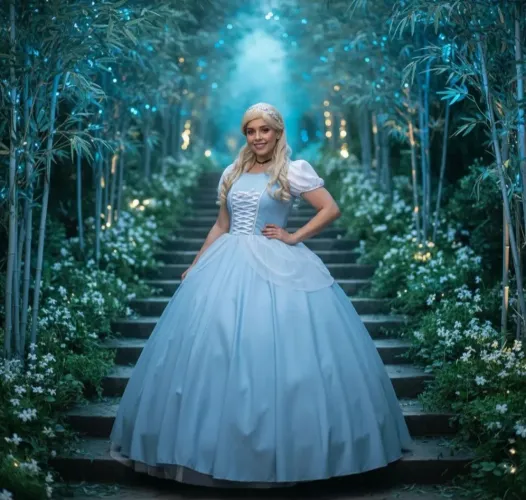 Vestido da Cinderela Novo