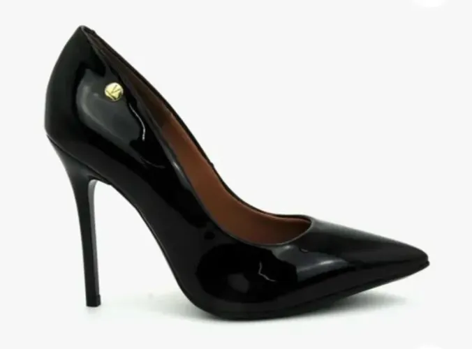 Scarpin Vizzano Preto Feminino - Salto Alto Fino Elegante ?