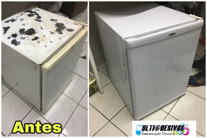 Envelopamento de frigobar