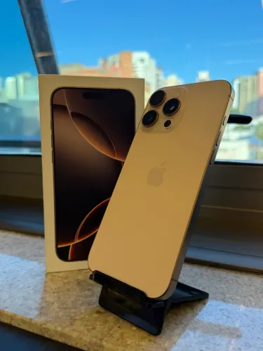 iPhone 16 Pro Max 256GB Desert - SEMINOVO - LOJA FÍSICA