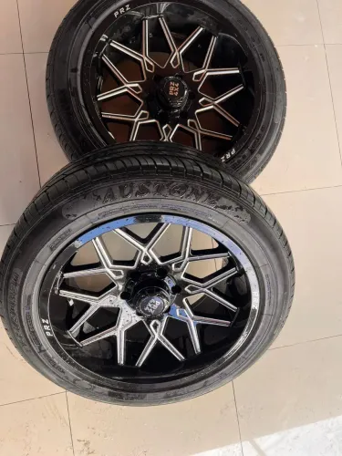 Rodas aro 20 rpz + pneus em estado de zero 