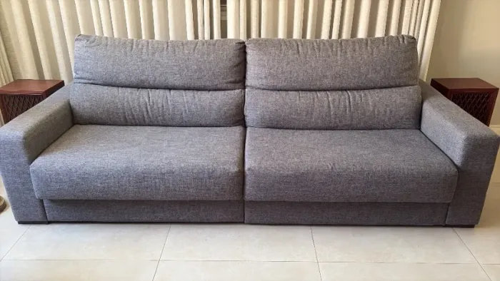 SOFA DE LINHO RETRATIL - LIDER INTERIORES