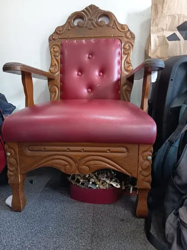 Poltrona imperial antiga 3 e 1 lugar 