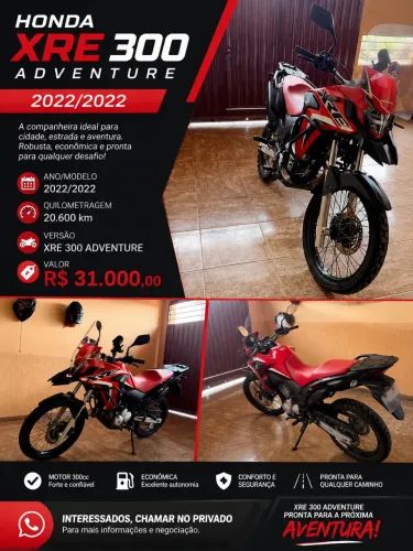 HONDA XRE 300 ADVENTURE ? 2022/2022